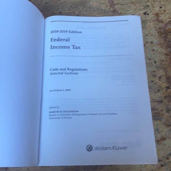 Federal income tax code and regulations book - Picture 4 of 6
